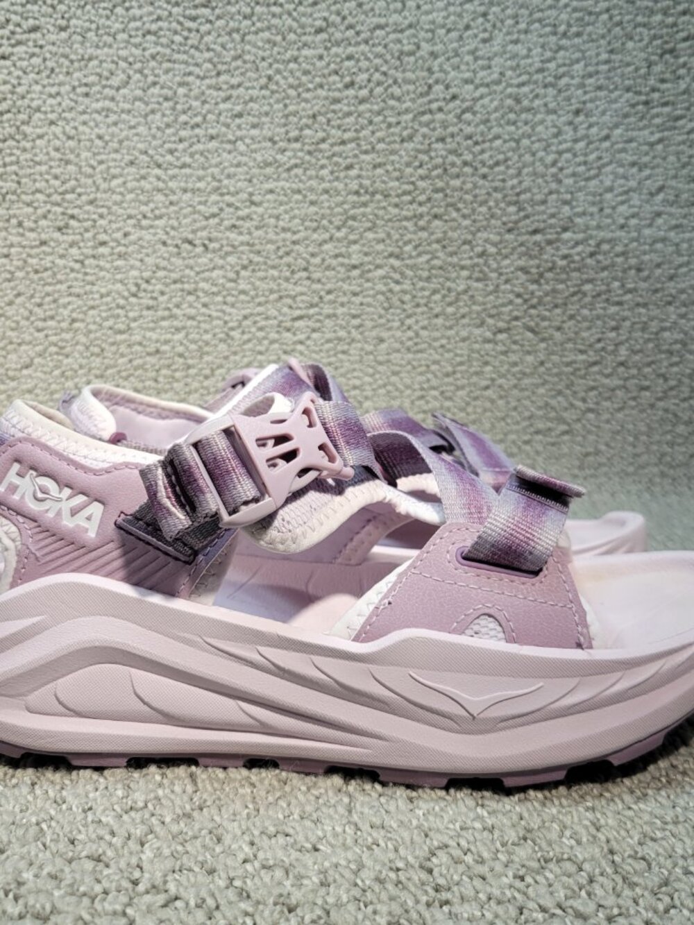 Hoka Infini Hike TC Women's Size 9B Fragrant Lilac Hiking Sandals 1162590 - Picture 5 of 10